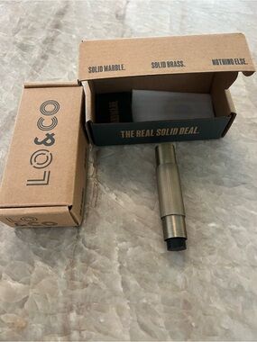 Solid Brass Door Stop - Antique Brass